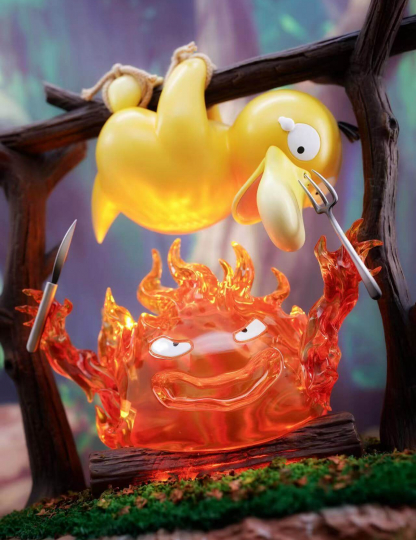 Mô hình Lucy x LongMiao Studio - PSYDuck x Calcifer 
