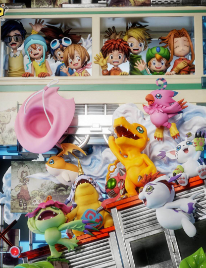 Mô hình EMO Studio - Digimon