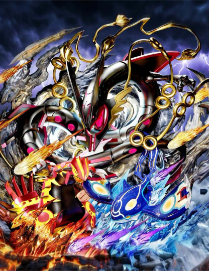 Mô hình EMO Studio - Rayquaza x Groudon x Kyogre