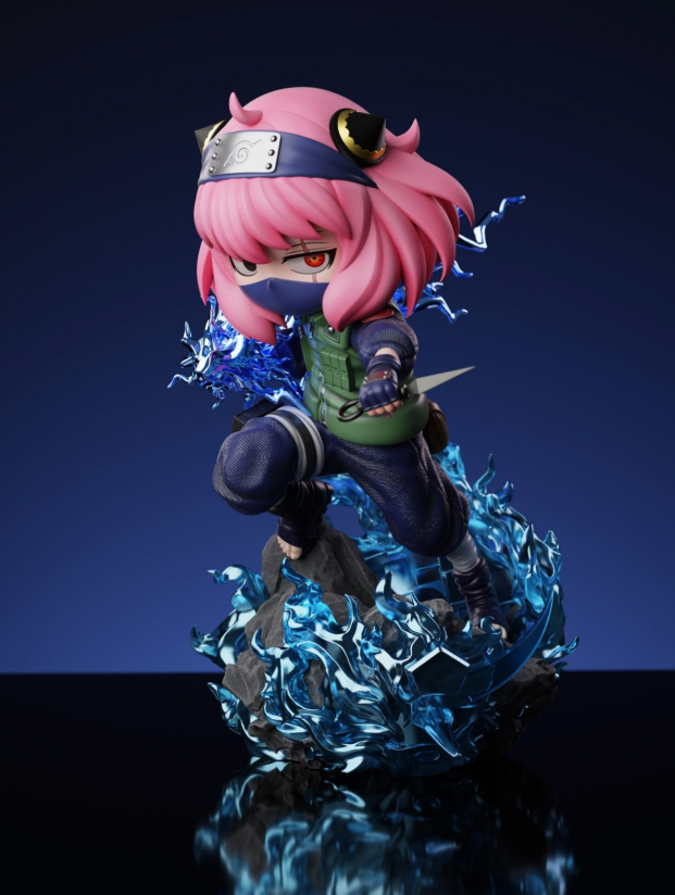 Mô hình ZH Studio - Anya COS Hatake Kakashi