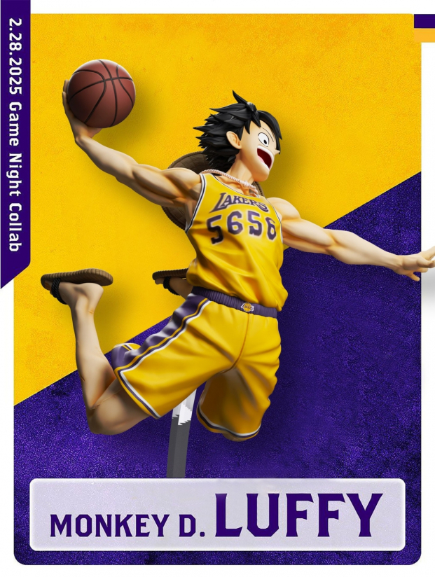 Mô hình K9 Studio - Luffy Straw Hat Basketball