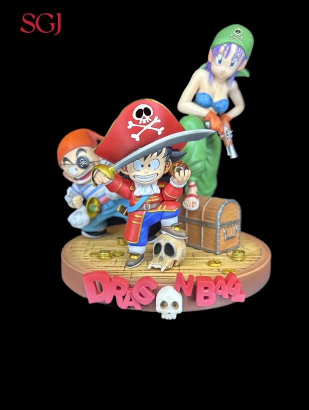 Mô hình SGJ Studio - Goku x Krillin x Bulma