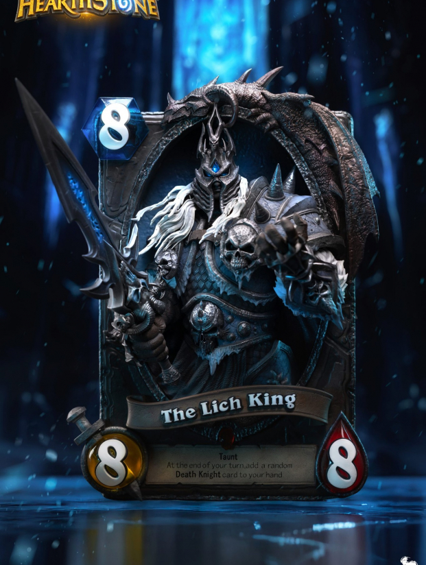 Mô hình HEX Collectibles - Lich King Card