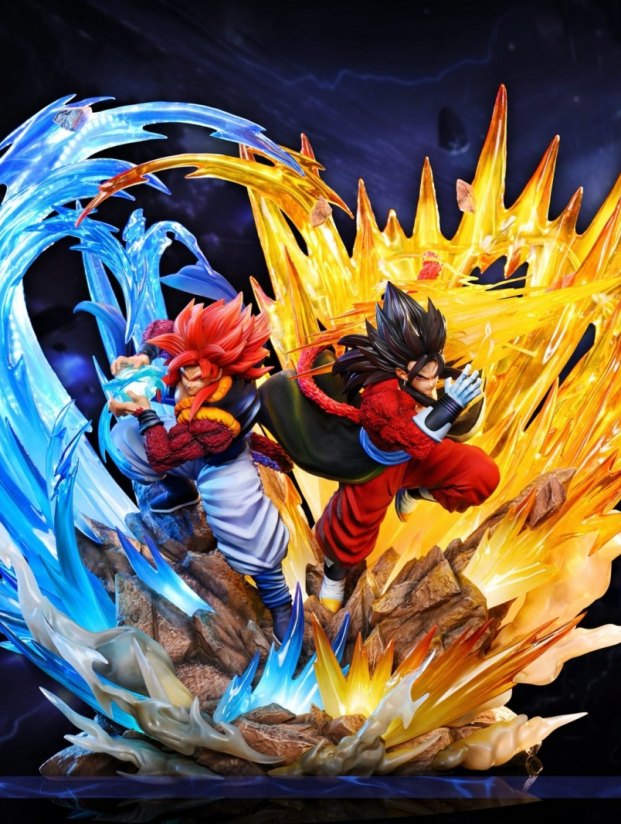 Mô hình Kylin Studio - Gogeta SSJ4 x Vegito SSJ4