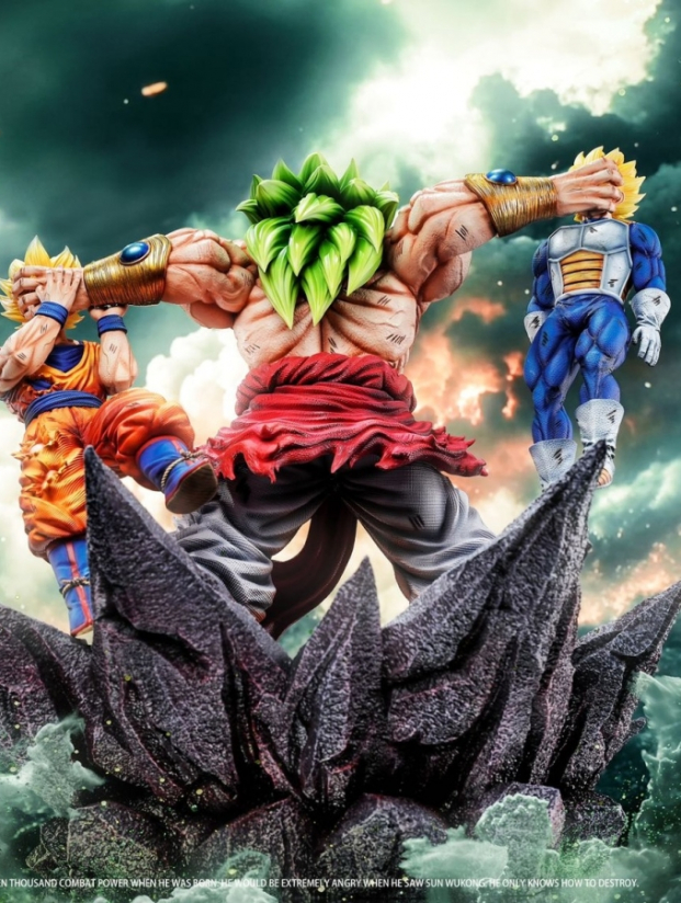 Mô hình YISHOU Studio - Broly x Vegeta x Goku