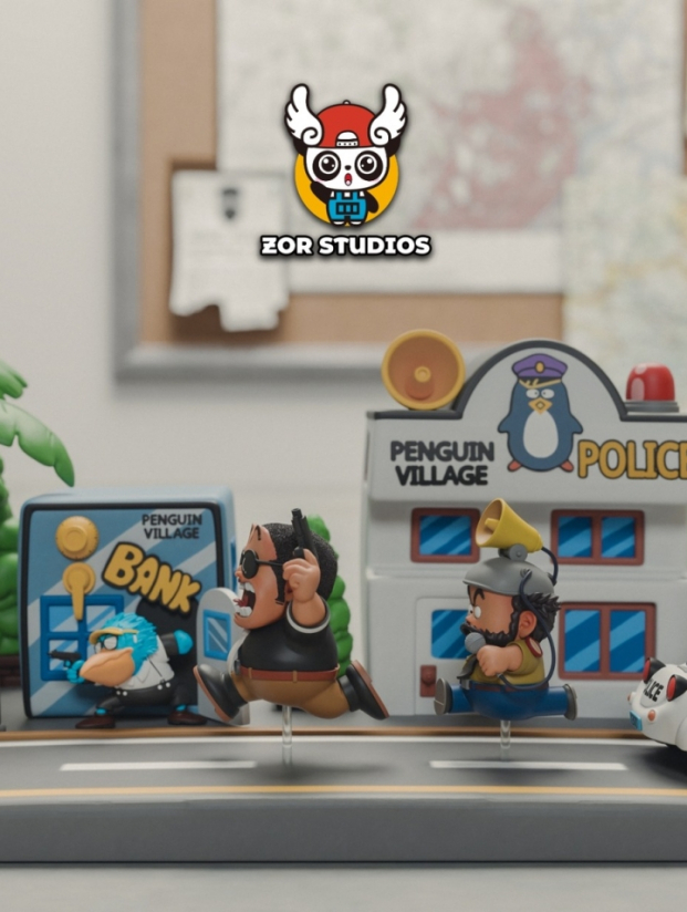 Mô hình ZOR Studio - Bank x Police Station