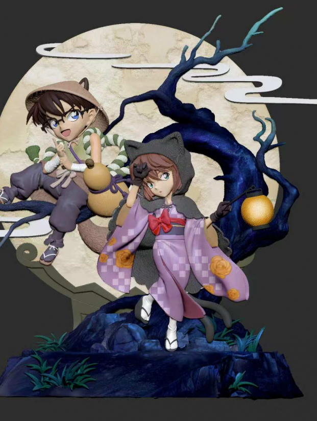 Mô hình Cake Studio - Conan x Habara Ai