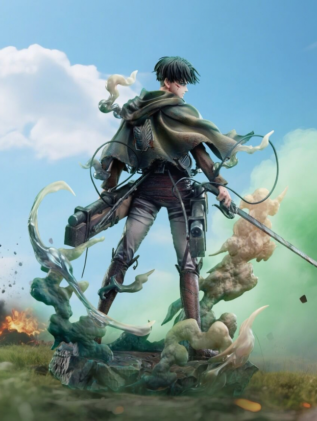 Mô hinh Crimson Studio - Levi AckerMan