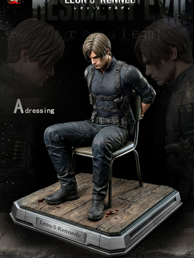 Mô hình Raccoon City x Super Hero Studio - Leon Scott Knneydy