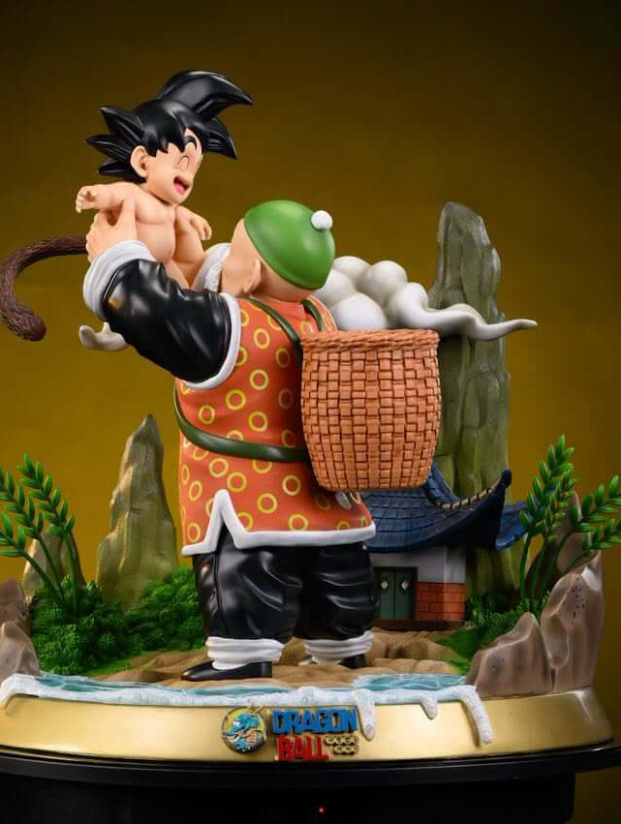 Mô hình Hongye Studio - Granpa Gohan x Goku Kid