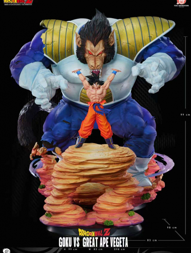 Mô hình RYU Studio - Goku x Great Ape Vegeta