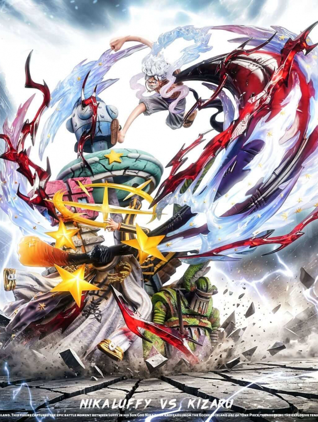Mô hình TK Studio - Luffy Nika x Kizaru