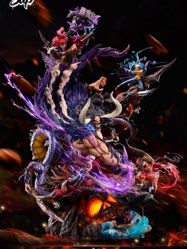 Mô hình Sup Studio - Kaido x Luffy x Law x Kid