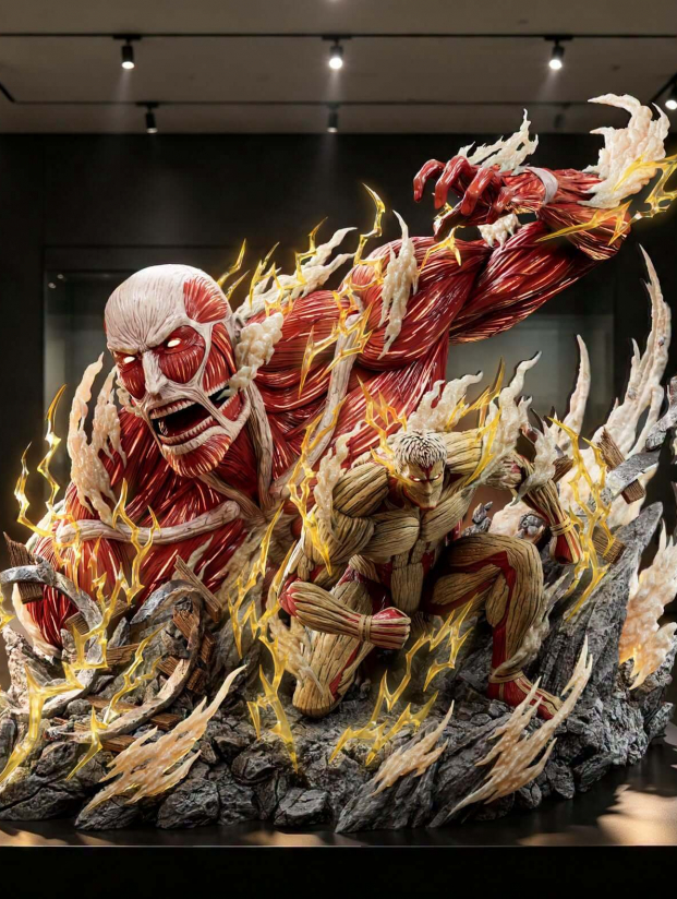 Mô hình Jiangxing Studio - Golossal Titan x Armored Titan
