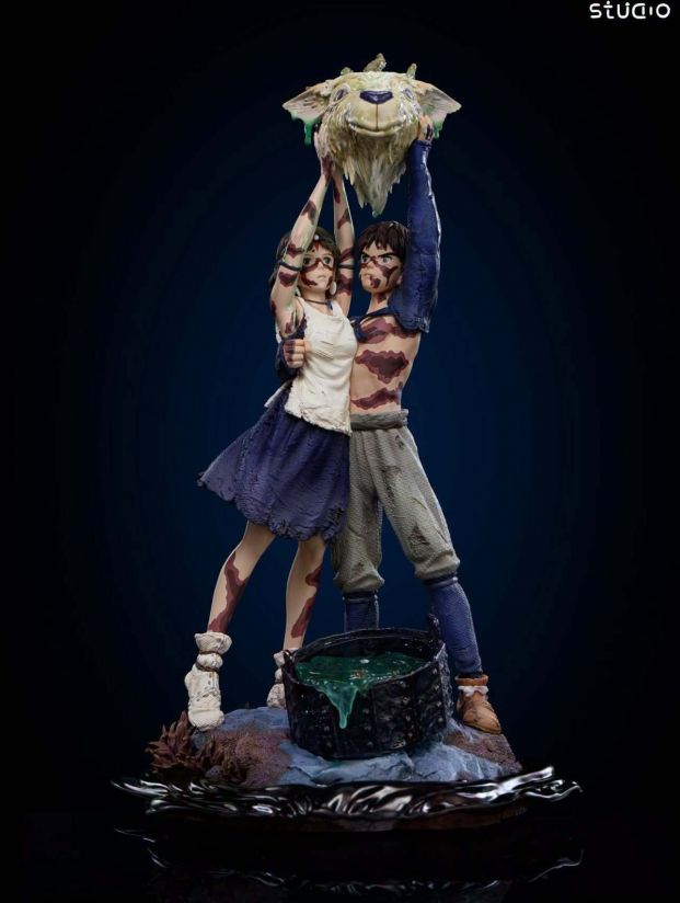 Mô hình Ying Huo Studio - San x Ashitaka x Shishigami