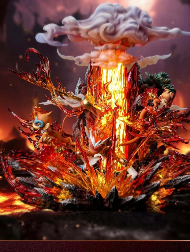 Mô hình Raven Studio - Chimchar x Monferno x Infernape