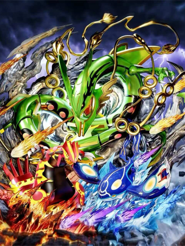 Mô hình EMO Studio - Rayquaza x Groudon x Kyogre